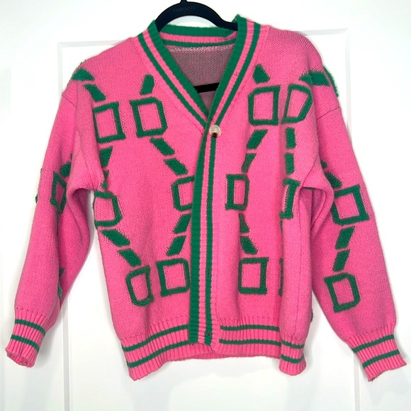New beautiful pink sweater size M - Picture 1 of 4
